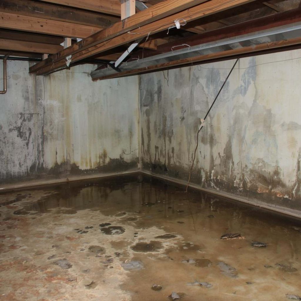 An example of crawlspace mold in Jacksonville FL
